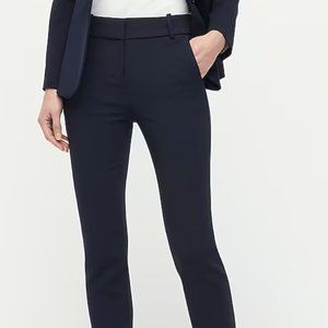 J. Crew Cameron Slim Crop Pant Stretch Cotton Navy Women's Size 4